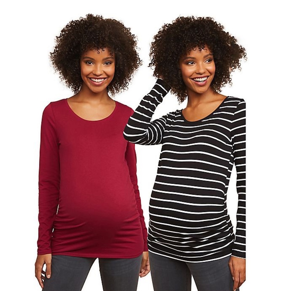 MOTHERHOOD MATERNITY TWO-PIECE LONG SLEEVE SET